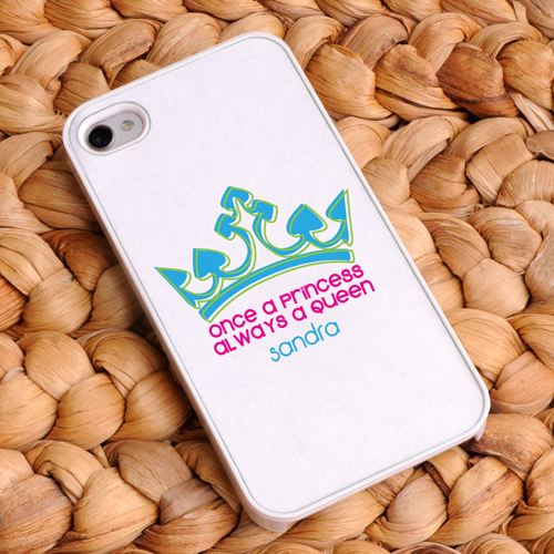 Personalized Always a Queen iPhone Case