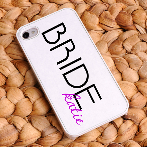 Personalized Bride Signature 21 iPhone Case