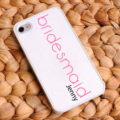 Personalized Classic Bridesmaid iPhone Case