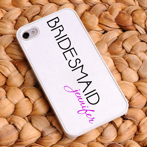 Personalized Signature 21 Bridesmaid iPhone Case