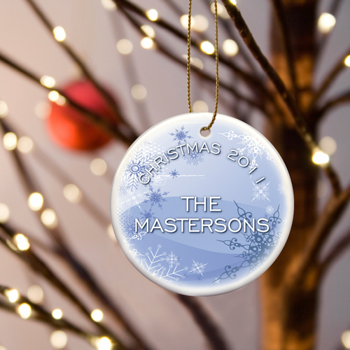 Personalized Snow Day Ornament