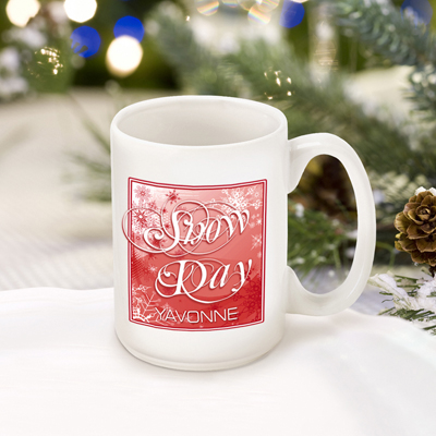 Snow Day Coffee Mug  (Available in 3 Colors)