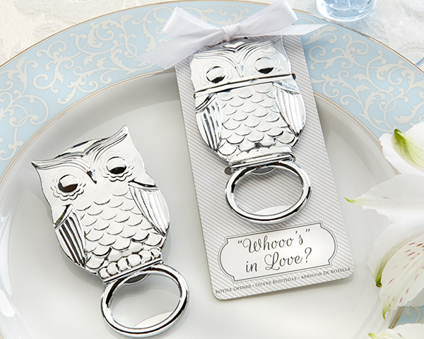 "Whooo's in Love" Owl Bottle Opener (Avaliable Personalized)