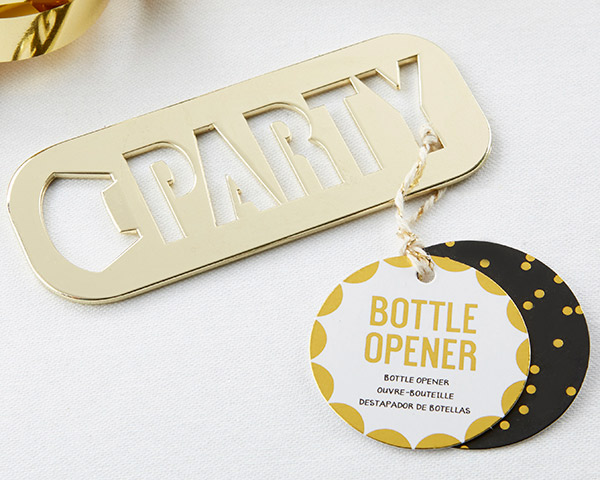 Gold Party Bottle Opener