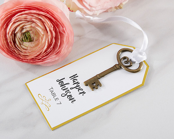 Gold Key Escort Card (Set of 12)