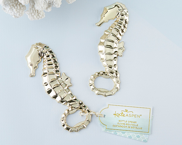 Gold Seahorse Bottle Opener