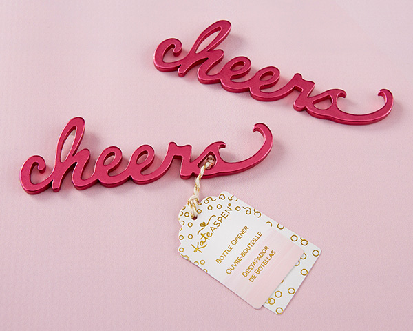 Cheers Pink Bottle Opener
