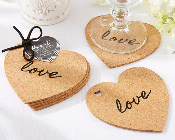 "Heart" Cork Coasters