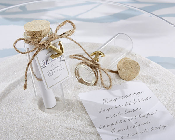 "Message in a Bottle" Glass Favor Bottle (Set of 12)
