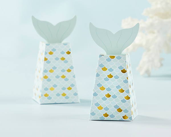 Mermaid Tail Favor Box (Set of 12)