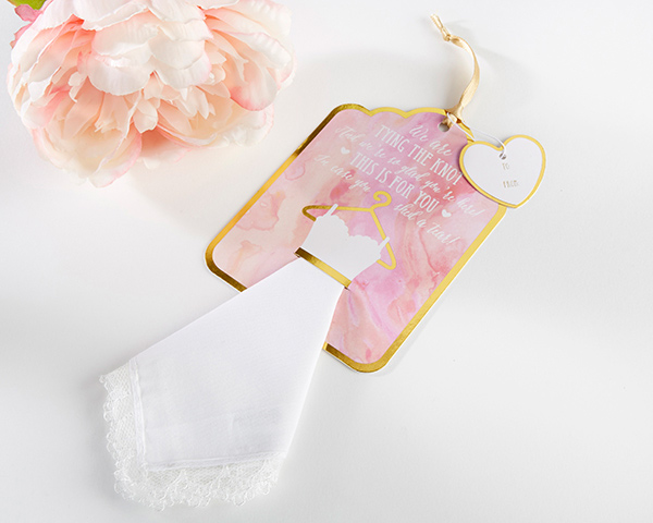 Happy Tears Wedding Hankie