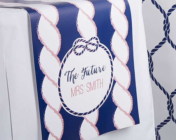 Personalized Table Runner -Nautical Bridal Collection