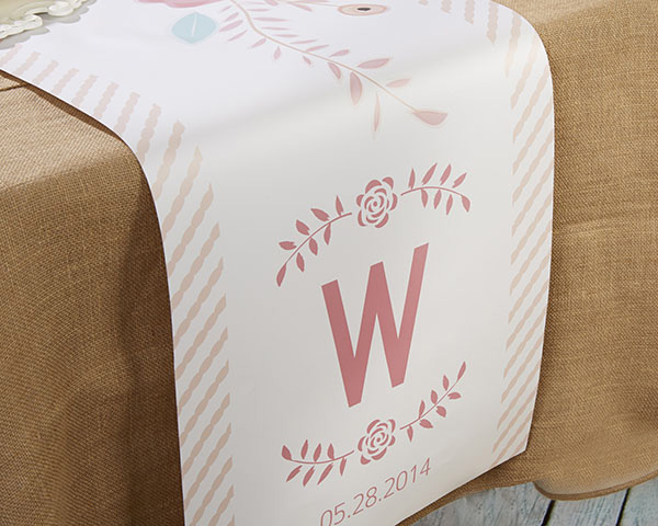 Personalized Table Runner -Rustic Bridal Collection