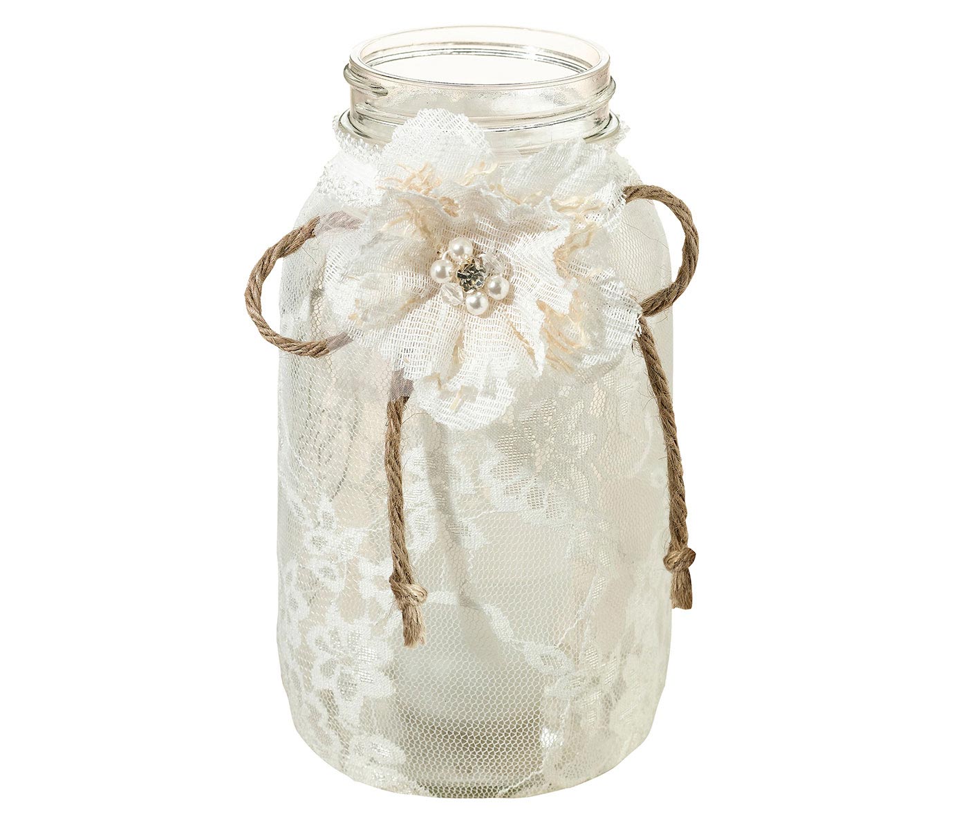 Lace Quart Jar Covers (Set of 4 )