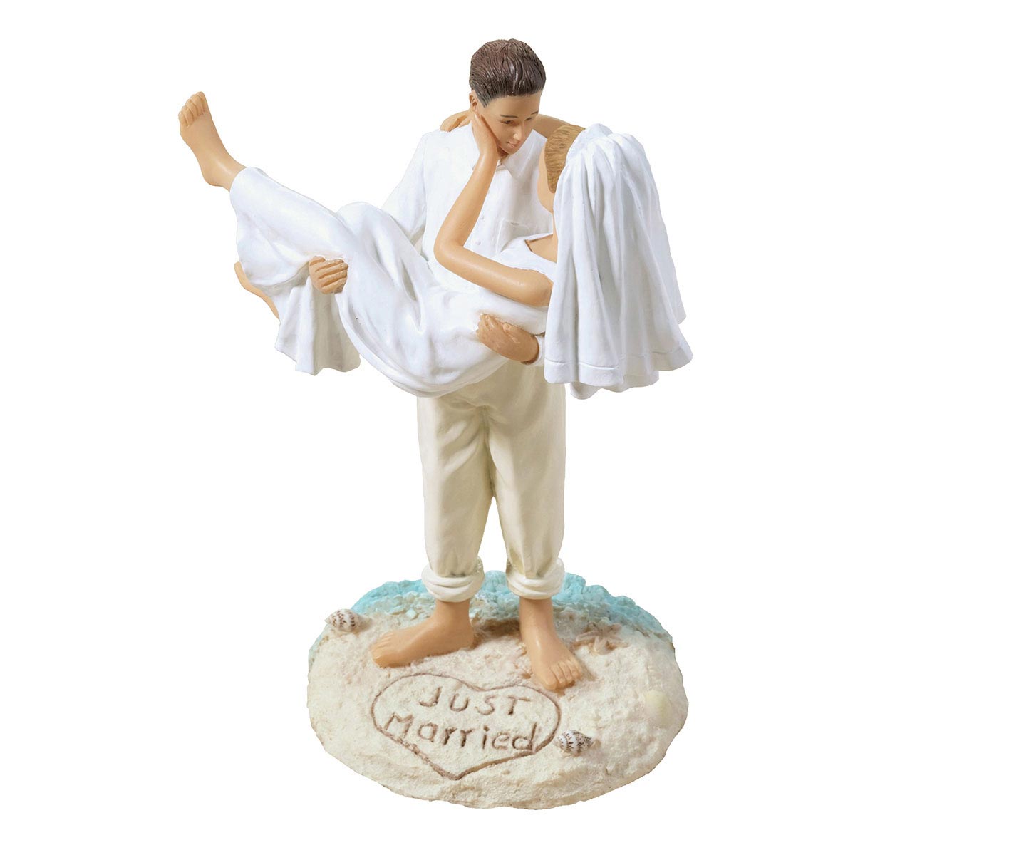 Beach Wedding Figurine - Caucasian