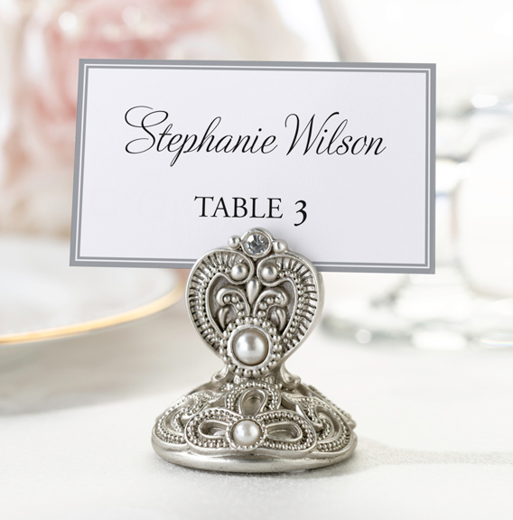 Jeweled Place Card Holders (Set of 4)