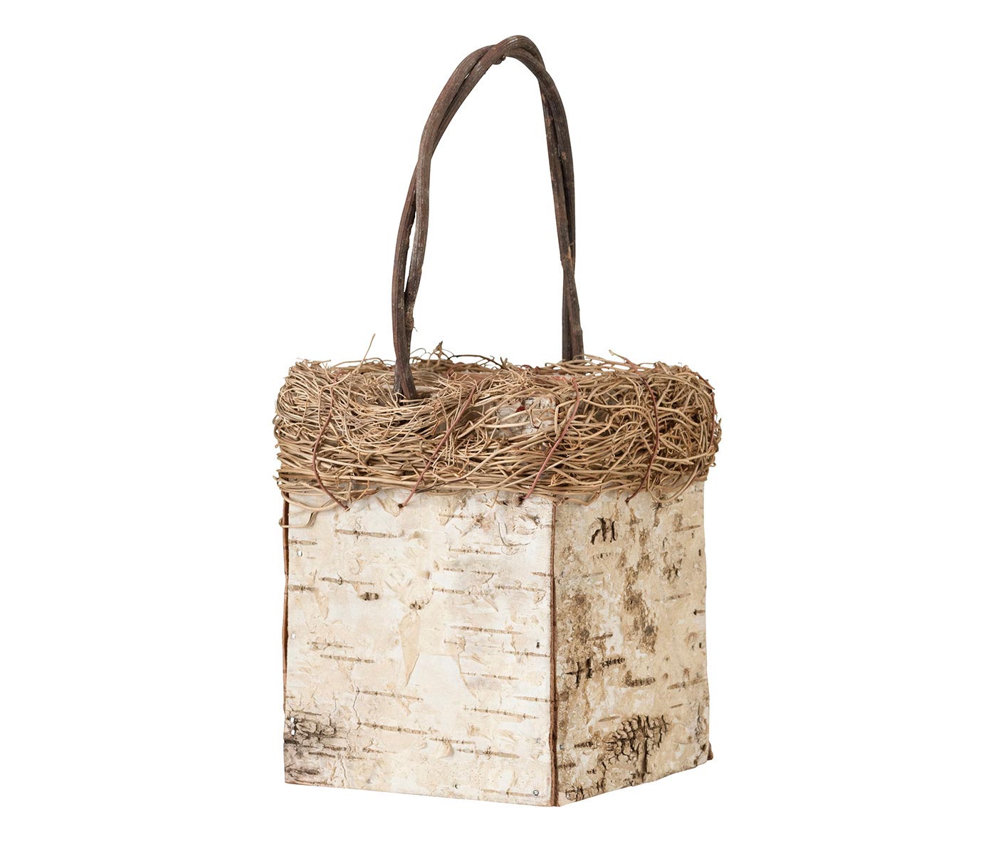 Rustic Birch Flower Girl Basket