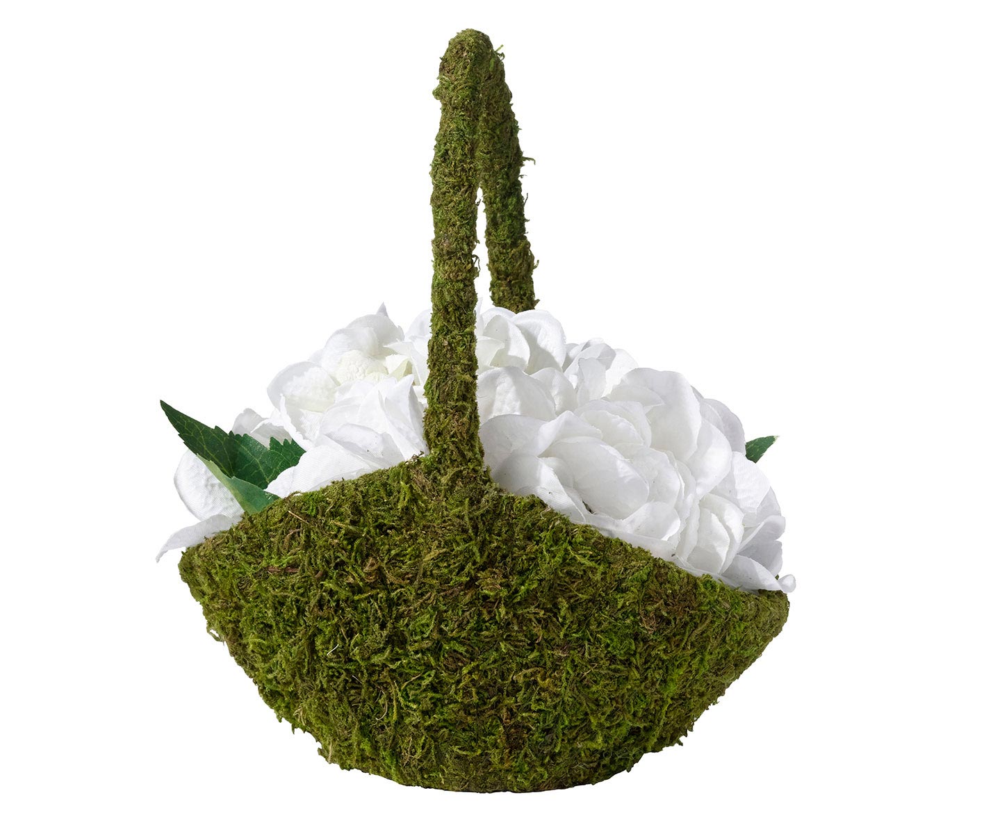 Moss Flower Girl Basket