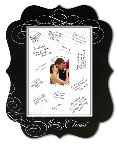 Chalkboard Signature Frame