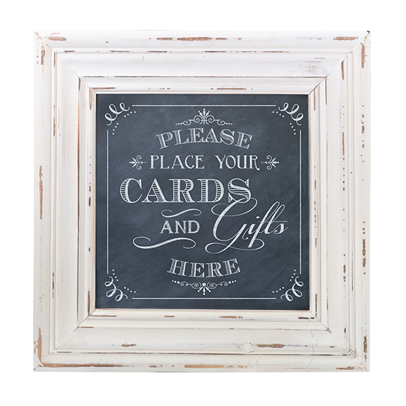 Cards Sign Frame (Chalk Style)