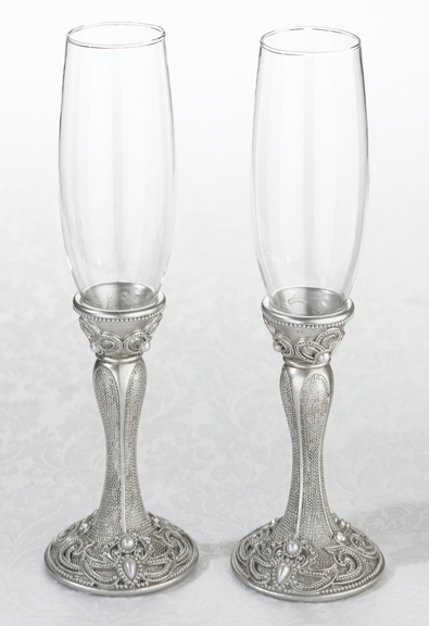 Jeweled Toasting Glasses