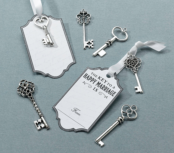 Key Tag Set for Guest Signing - Silver