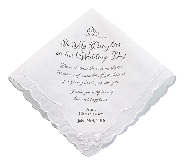 Personalized Daughter Hankie