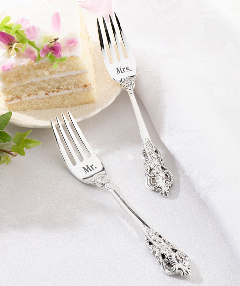 Mr. & Mrs. Silver Fork Set