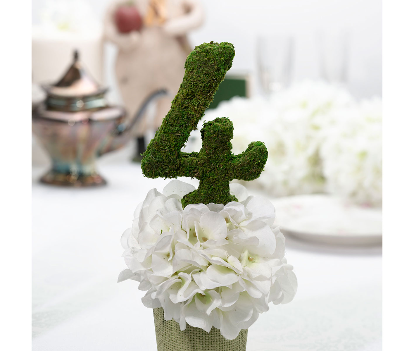 Moss Wedding D�cor Table Numbers