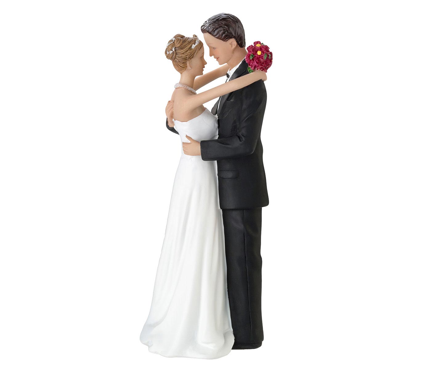 Bride & Groom Dancing Figurine Caucasian
