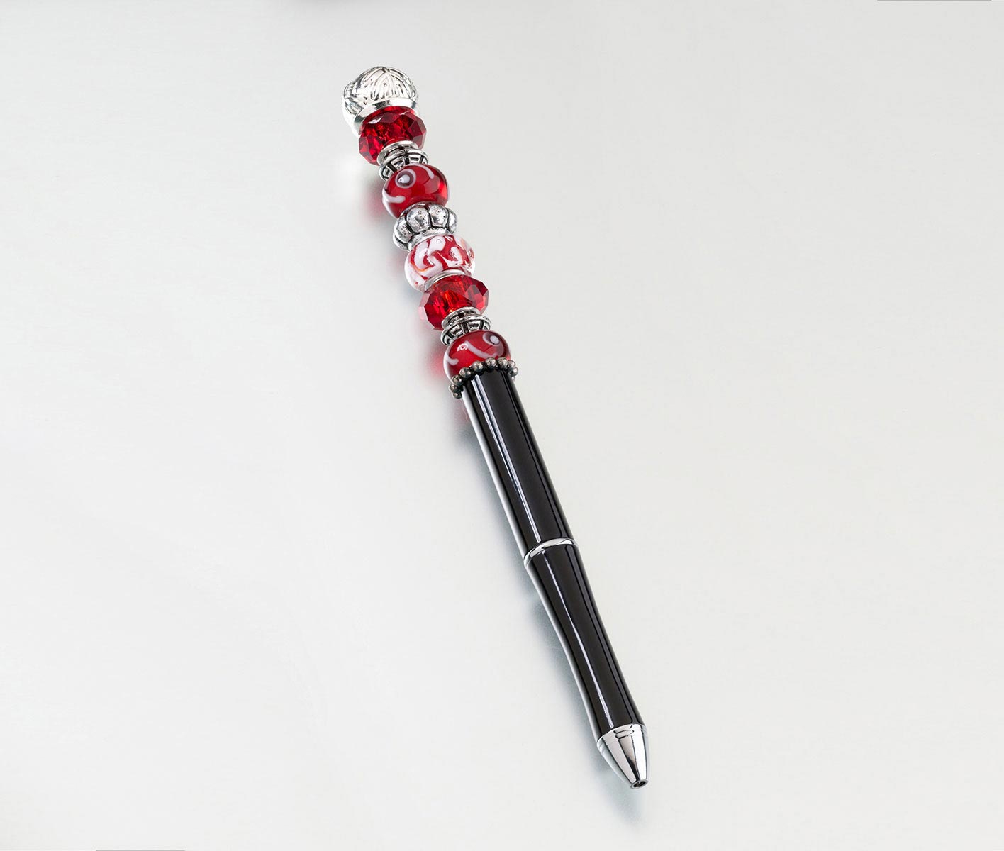 Beaded Pen - Red