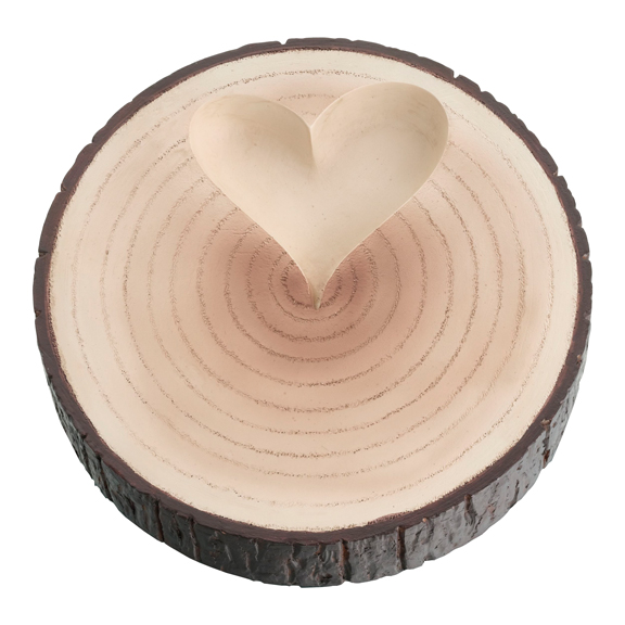 Resin Tree Trunk Ring Holder