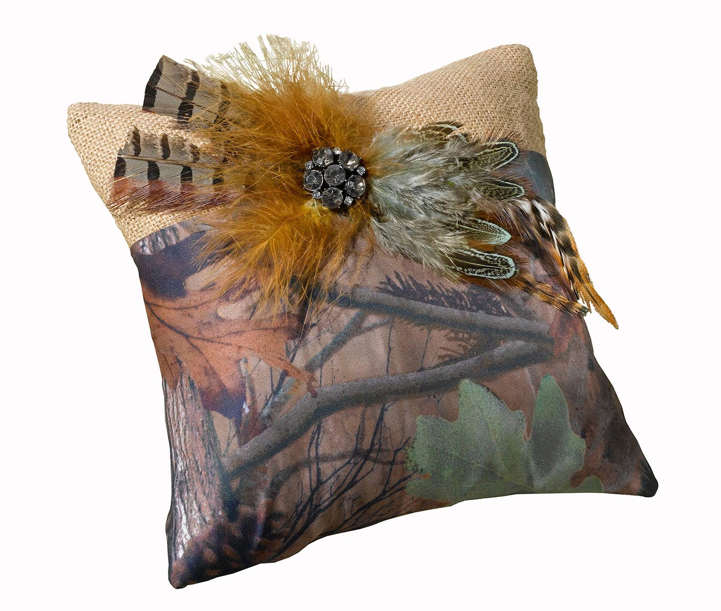 Camouflage Ring Bearer Pillow