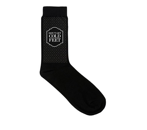 Cold Feet Groom Socks