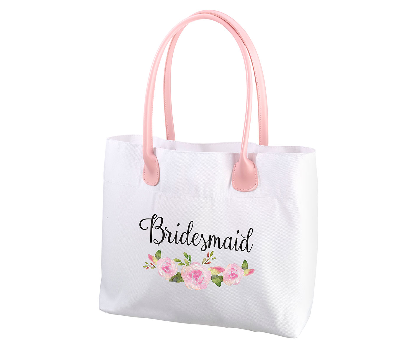 Watercolor Floral Bridesmaid Tote Bag