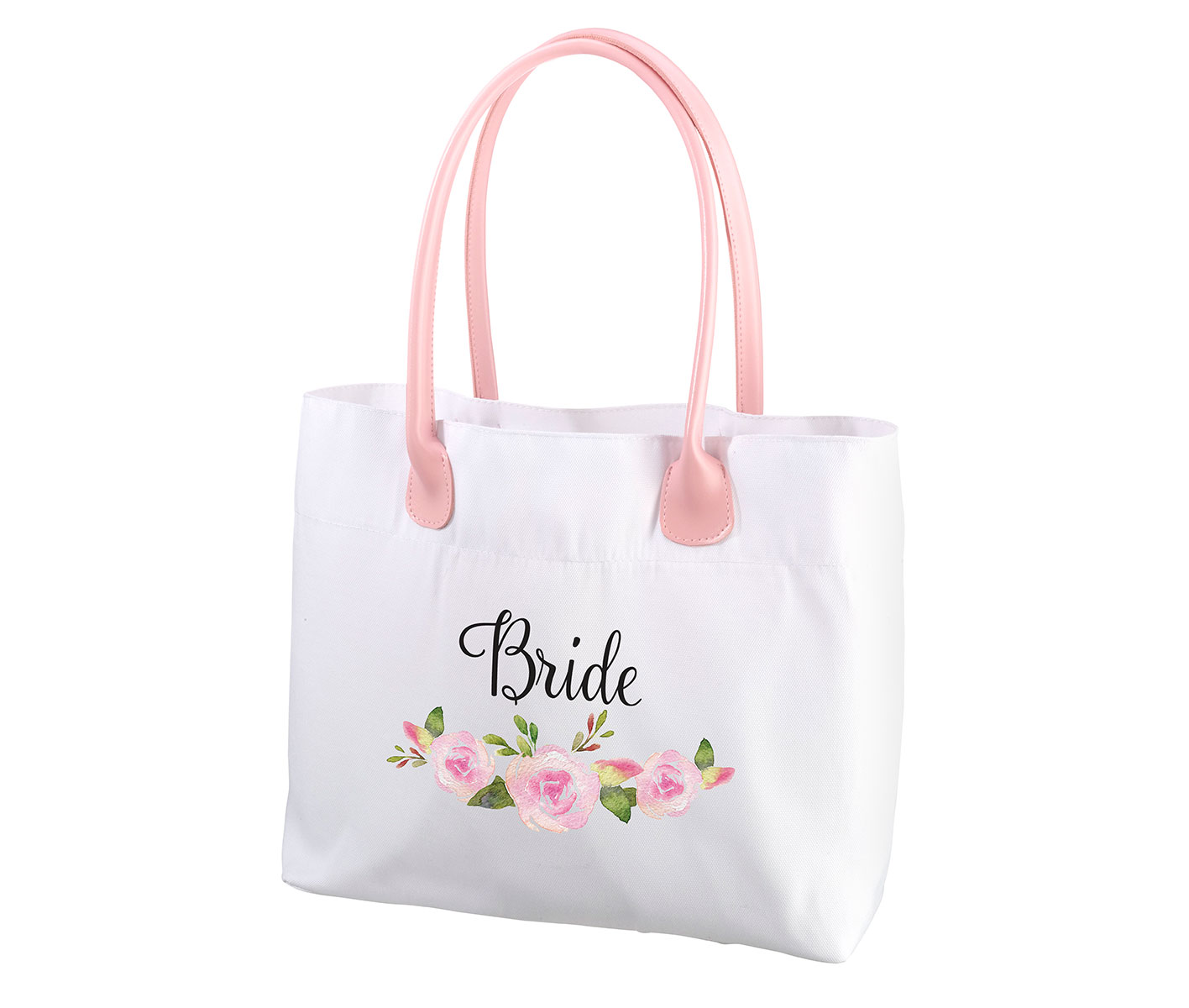 Watercolor Floral Bride Tote Bag