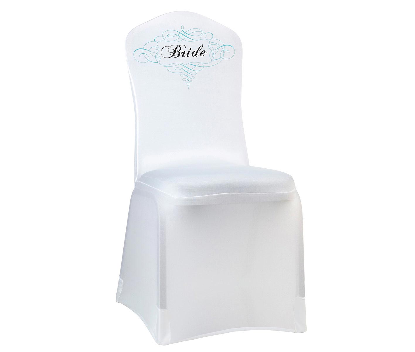 White Bride Chair Cover
