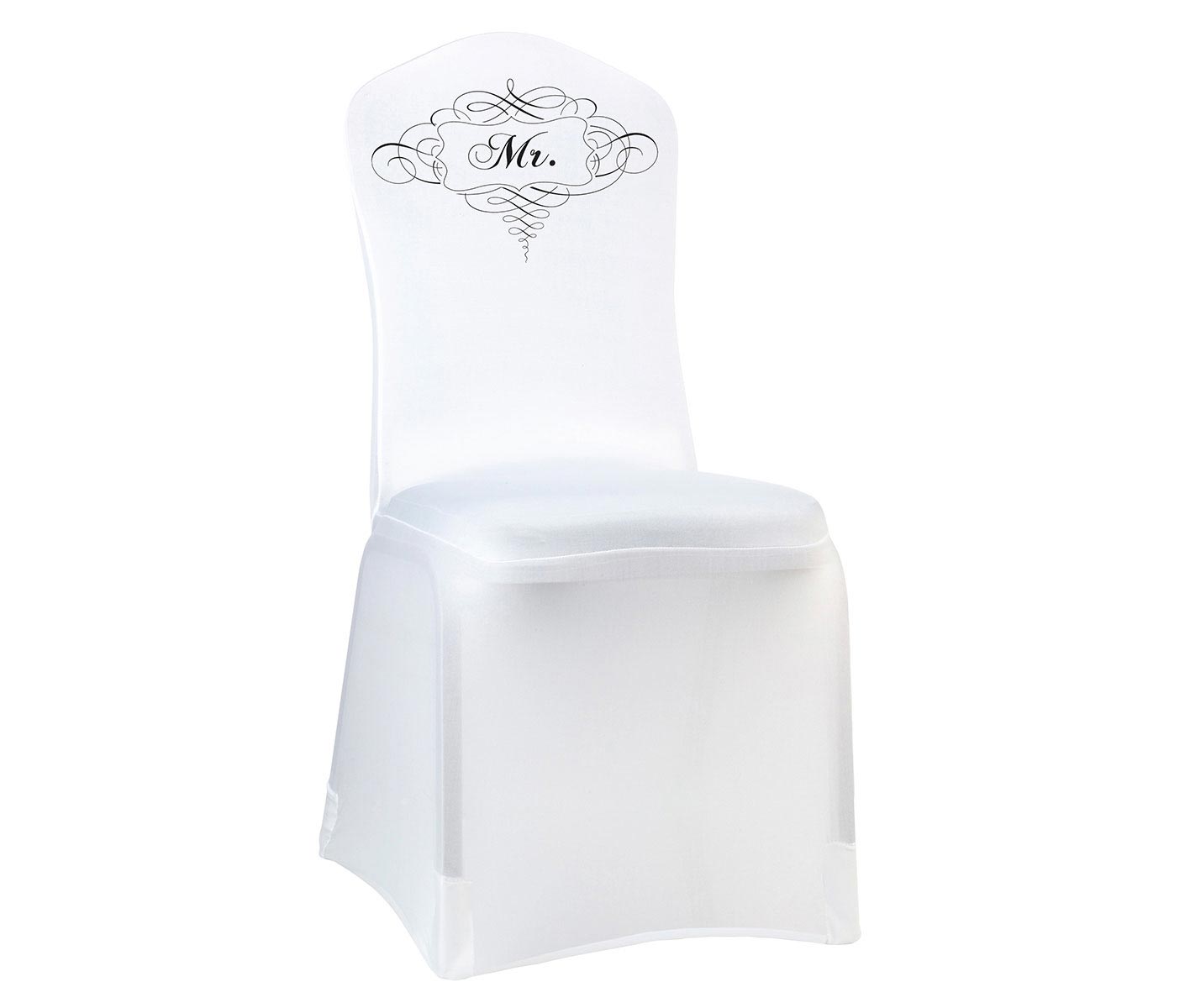 White Mr. Chair Cover