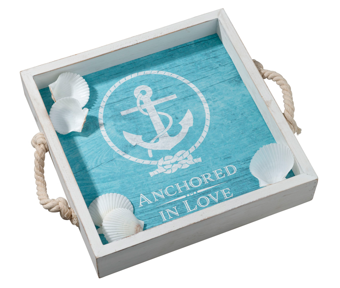 Anchored in Love Wedding Tray