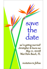 Paradise Design Save The Date Magnets