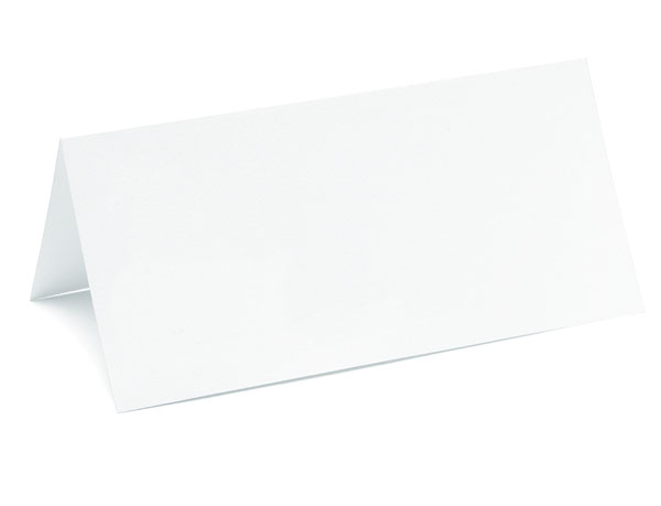 Plain Place Cards - Package of 50 - White