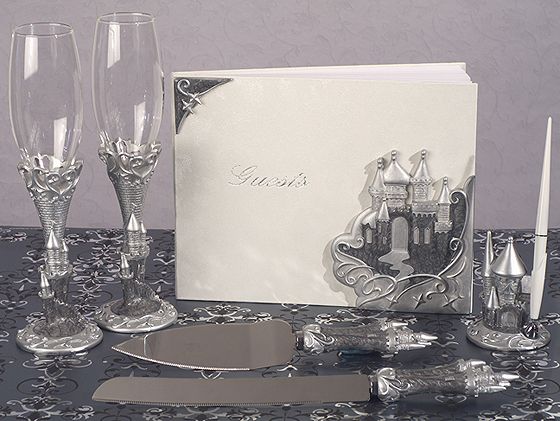 Platinum Castle Collection Wedding Accessories Set