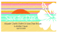 Sand & Surf Design Save The Date Magnets