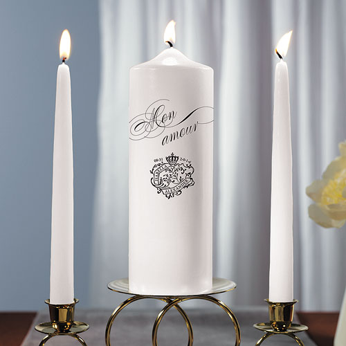 Parisian Love Letter Unity Candle