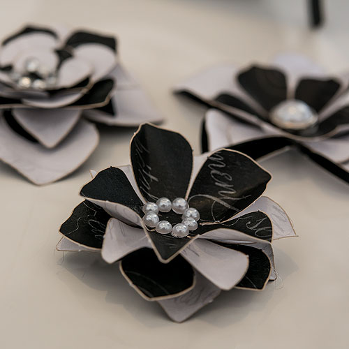 Parisian Love Letter Paper Blooms