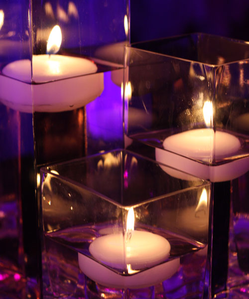 Colored Floating Candles