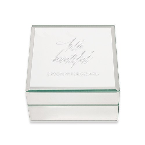 Mirrored Jewelry Box - Hello Beautiful Printing