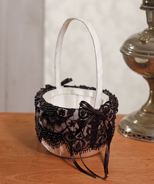 Beverly Clark Gala Collection Flower Girl Basket