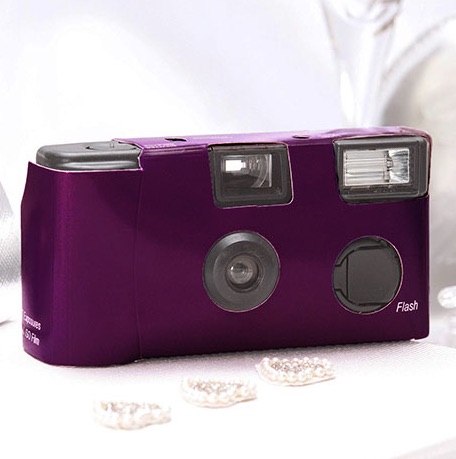 Purple Single Use Camera