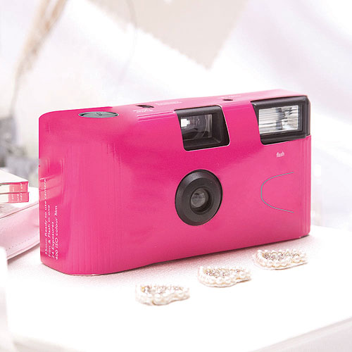 Fuchsia Single Use Camera